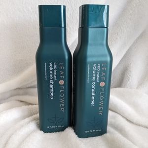 Leaf and Flower Instant Volume Shampoo and Conditioner Set 12 fl oz each